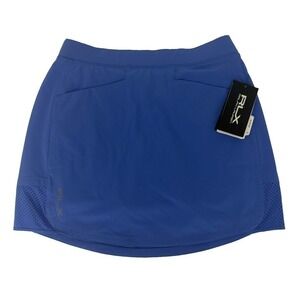 RLX Ralph Lauren Women's Golf Concept 1 Eyelet-Panel Performance Skort SZ M New